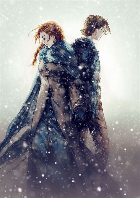 Game of Thrones - Sansa and Theon by venquian on DeviantArt