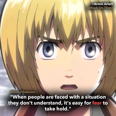 Attack On Titan Quotes Armin Arlert - logwitt