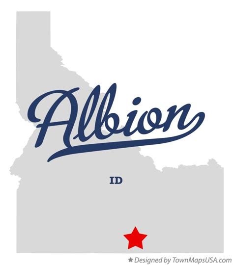 Map of Albion, ID, Idaho