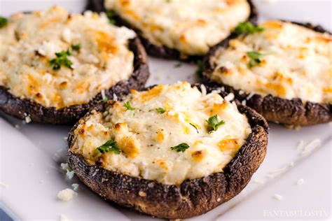 Recette Champignons Portobello farcis - Recette AZ