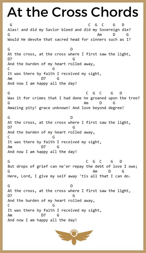 At The Cross Hymn Lyrics and Chords [with Piano & Guitar Tutorials] – ConnectUS