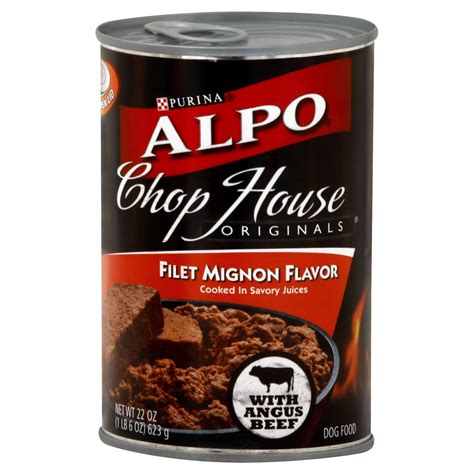 Alpo Chop House Originals Filet Mignon Wet Dog Food, 22 oz. Can - Pet Supplies - Dog Supplies ...