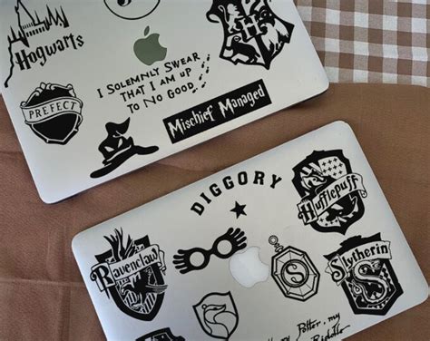 Harry Potter Decal Stickers Harry Potter Laptop Stickers - Etsy