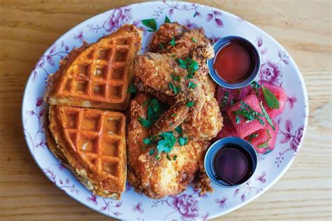 Chicken ‘N’ Watermelon ‘N’ Waffles - Flavor & The Menu