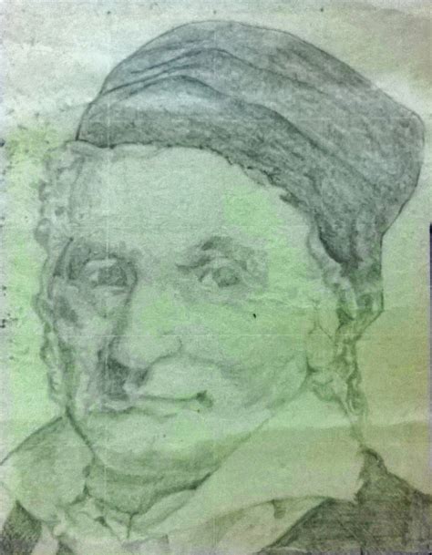 Manu's Sketches & Portraits: Carl Friedrich Gauss - Mathematician (Portrait during 1997)