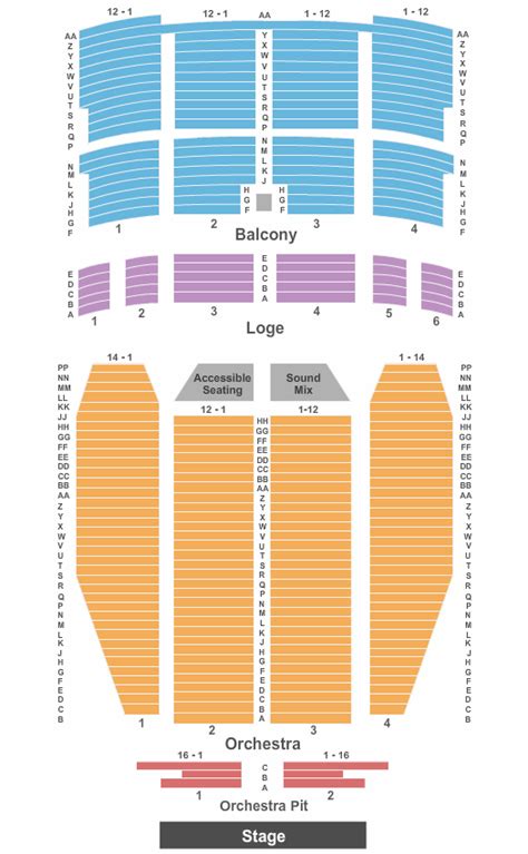 Louisville Palace Seating Chart & Maps - Louisville