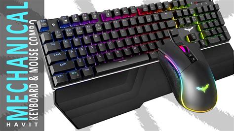 Havit KB380L Gaming Wired RGB Mechanical Keyboard, Mouse, 47% OFF