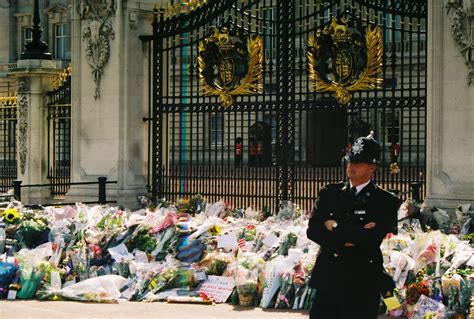 Photos from Lady Diana's funeral in September 1997