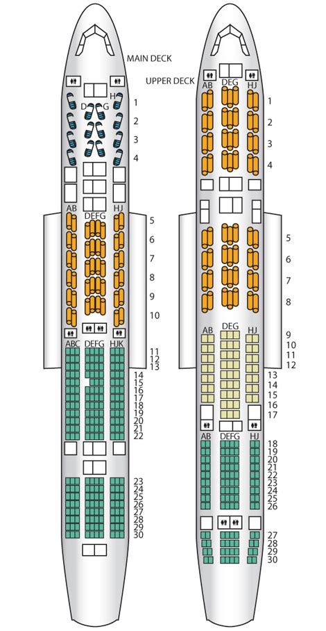 British Airways A380 First Class Seat Map | Elcho Table