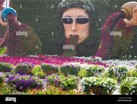 Dubai Miracle Garden Stock Photo - Alamy