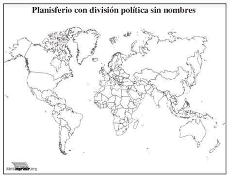 Regnerisch Verbesserung Zärtlich planisferio con division politica ...