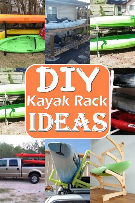 15 DIY Kayak Rack Ideas For Regular Kayakers - Clairea Belle Makes