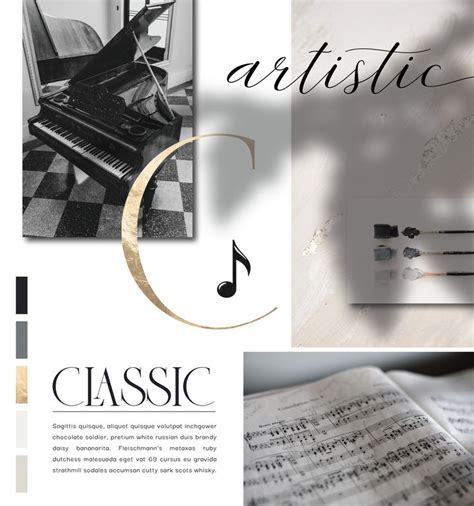 Music Mood Board | Professional website design, Custom branding, Design clients