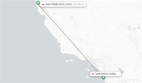 Direct (non-stop) flights from San Diego to San Francisco - schedules - FlightsFrom.com