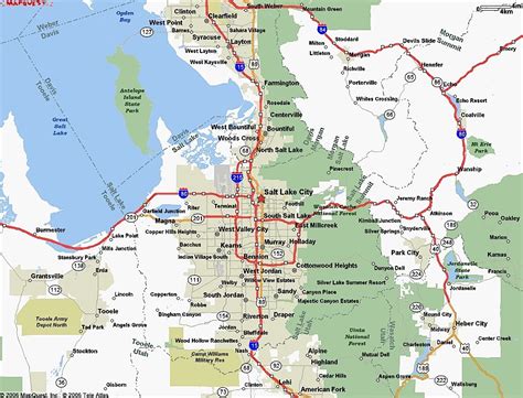 Salt Lake County Map Of Cities - Maping Resources