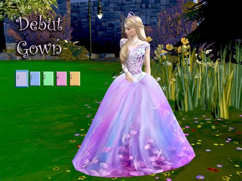 reizibarrientos' Pink Debut Gown - City Living needed The Sims 4 Pc, Sims Cc, Sims 4 Mods ...