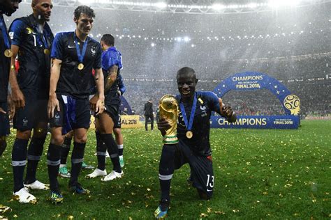 Olivier Giroud confirms N'Golo Kante was too shy to ask to hold the World Cup trophy after ...