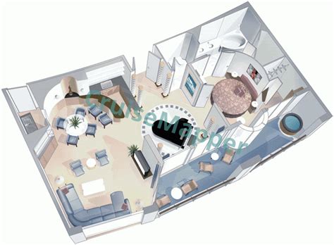 Explorer Of The Seas cabins and suites | CruiseMapper