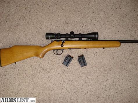 ARMSLIST - For Sale: Marlin .22 magnum w/scope & extra mag