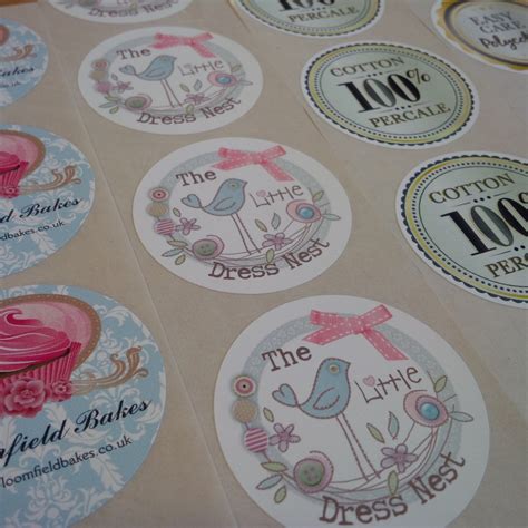 Round Stickers Labels 25mm/30mm/40mm/50mm or - Etsy UK