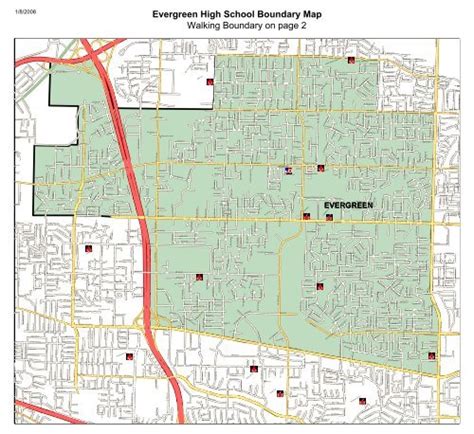 Boundary and Safe Walking Map - Evergreen Public Schools