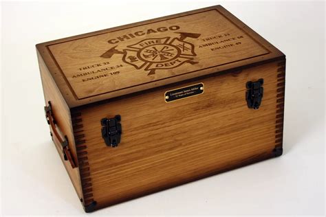 Laser Engraved Keepsake Box - Relic Wood