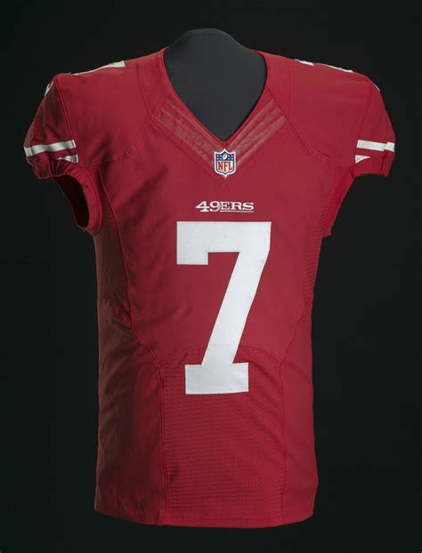 Football jersey signed by Colin Kaepernick | Smithsonian Institution