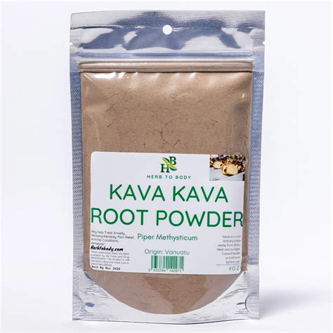 Kava Kava Root Powder - Herb To Body