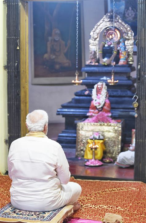 PM visits Sri Adi Shankara Janma Bhoomi Kshetram at Kalady village | Prime Minister of India