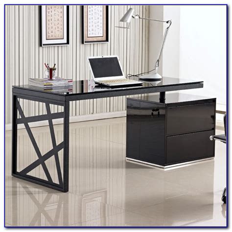 Modern Black Desk With Hutch - Desk : Home Design Ideas #kWnMg3gQvy74838