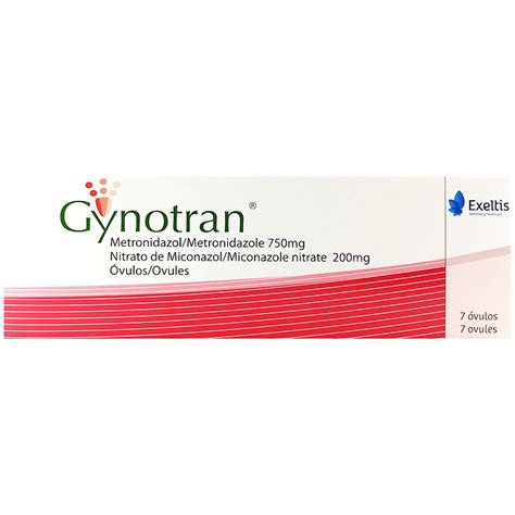 Gynotran x 1 Caja con 7 Ovulos Vaginales – Compre en línea en su ...