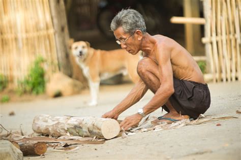 Thailand Village Life Stock Photo - Download Image Now - Adult, Asia ...