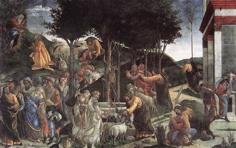 Sistine Chapel Southern Wall - Several scenes out of Moses life | Art ...