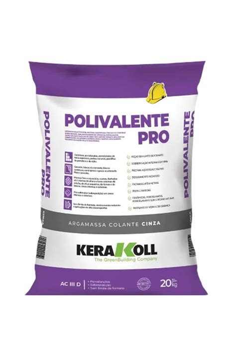 Argamassa Polivalente Pro ACIII Porcelanato e Piso sobre Piso 20kg Cinza Kerakoll - Os melhores ...