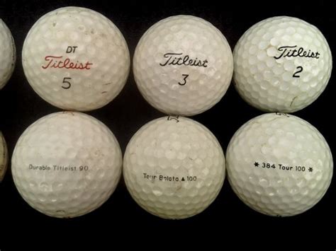 Evolution of Titleist Golf Balls: Remember These? - Golf Balls - Team ...