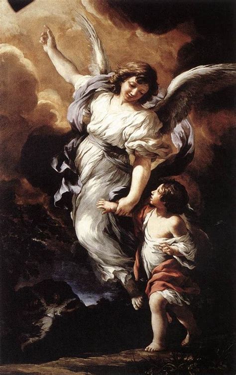 Guardian Angel Painting by Pietro da Cortona - Fine Art America