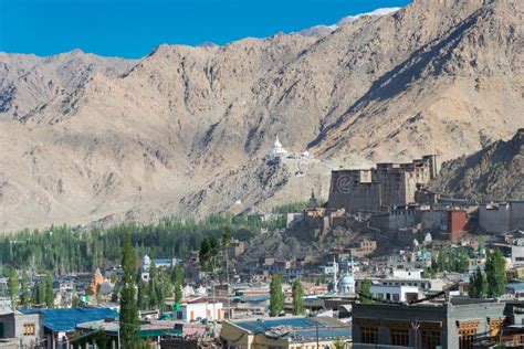 Leh Palace in Leh, Ladakh, Jammu and Kashmir, India. the Palace Was ...