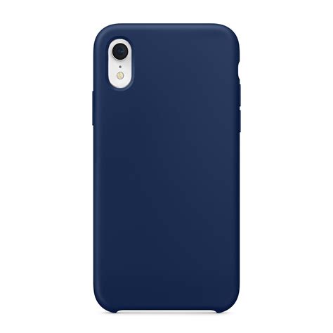 Apple iPhone XR Silicone Case - Dark Blue - baahy.com