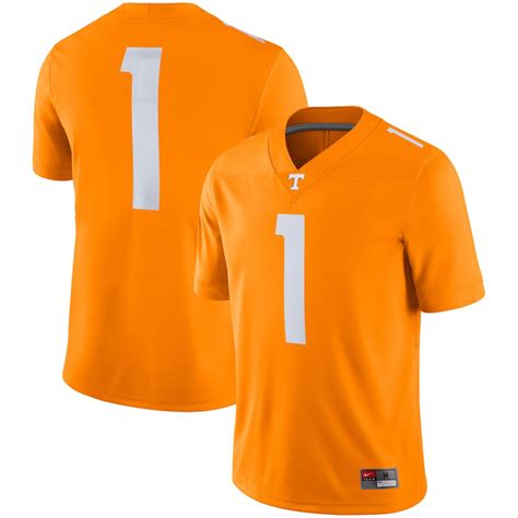 Men's Nike Tenn Orange Tennessee Volunteers Team Game Football Jersey