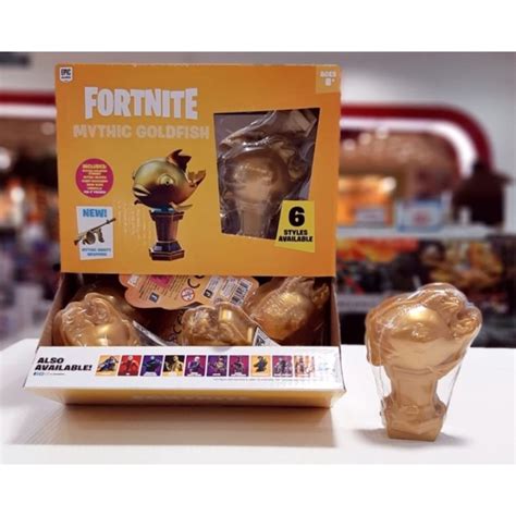 Jual Fortnite Mythic Goldfish Trophy Weapon Accessory Set | Shopee ...