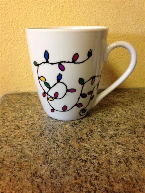 DIY Sharpie design on a mug: Draw design Bake at 400 degrees for 30 min ...