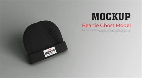 Premium PSD | Beanie mockup design