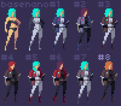 Cyberpunk Pixel Art Character - Cyberpunk 2077