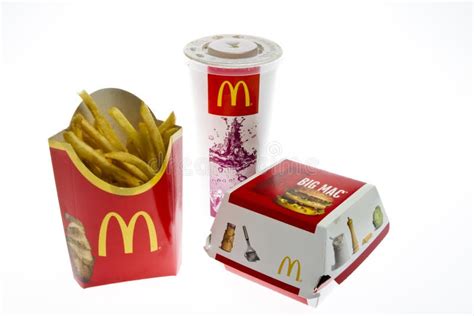 McDonalds Big Mac Menu editorial photography. Image of burger - 18819452