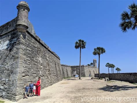 St. Augustine's historic fort: Castillo de San Marcos- yodertoterblog