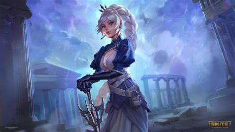 Video Game #Smite Freya (Smite) Weiss Schnee #4K #wallpaper # ...