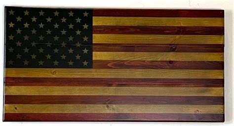 FLAGS OF VALOR BRAND VETERAN MADE WOOD FLAG - Auctionology LLC