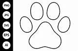 Dog Paw Coloring Page sketch template
