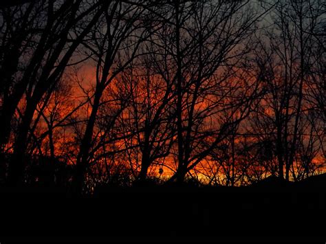 The Greenbelt: Sky Watch: Sunset over the ridge