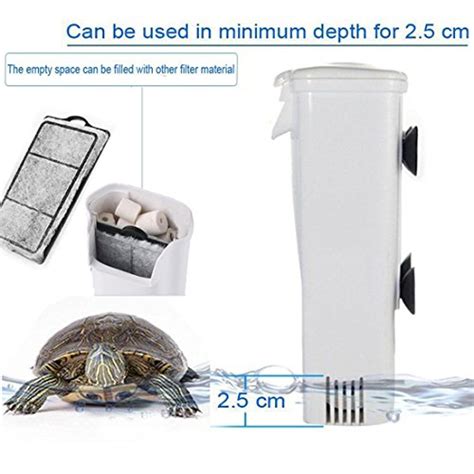 Aquarium Waterfall Filter Reptiles Turtle Filter for small tank 1-15 ...